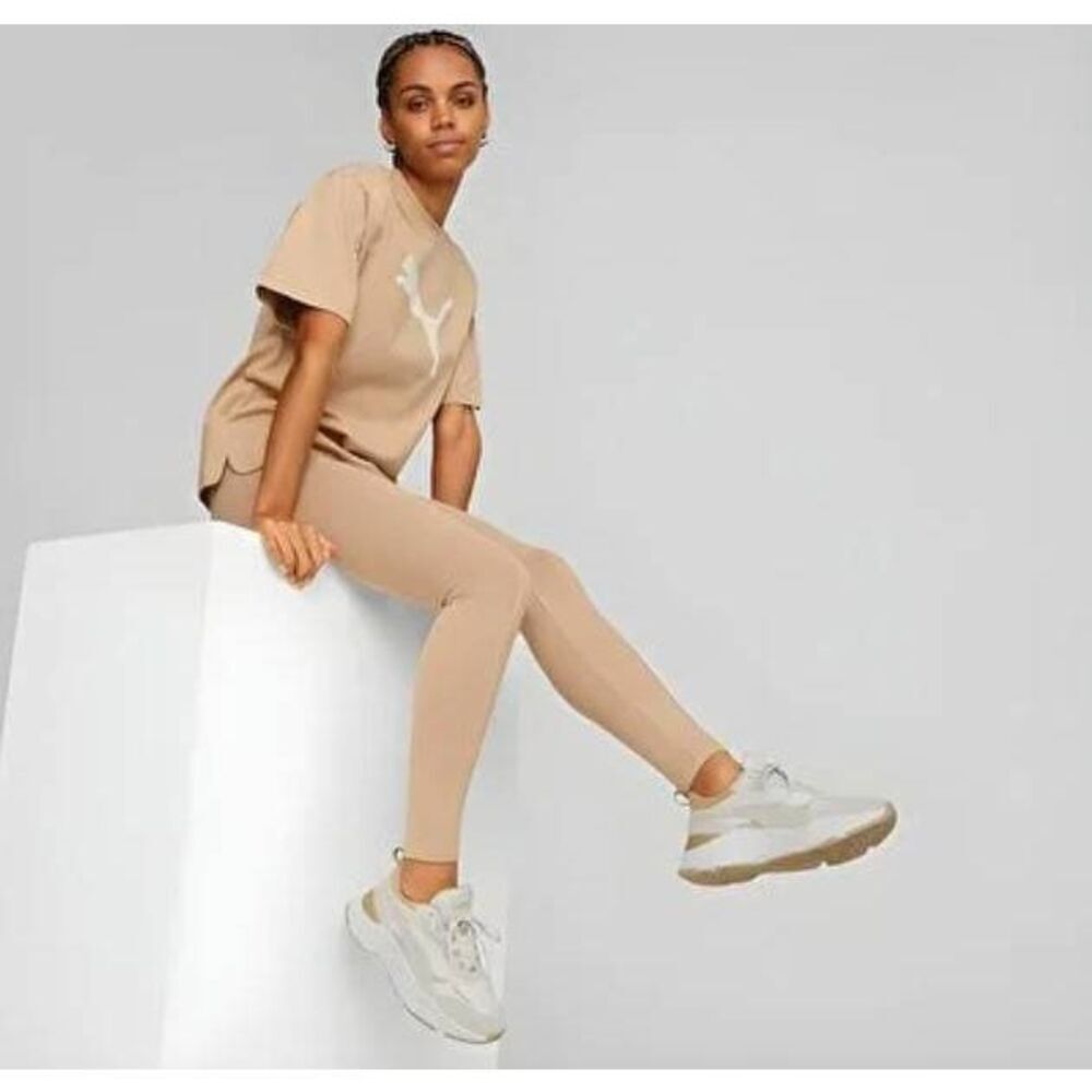 Puma tan leggings one pair